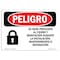 Signmission OSHA Danger, Lockout Tagout Setup Maintenance Spanish, 10in X 7in Decal, OS-DS-D-710-LS-1428 OS-DS-D-710-LS-1428 - alternate 1